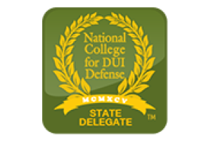 National College for DUI Defense State Delegate - Badge