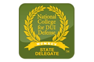 National College for DUI Defense State Delegate - Badge